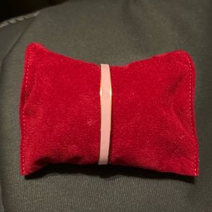 Cuff bracelet (pink enamel/gold tone )